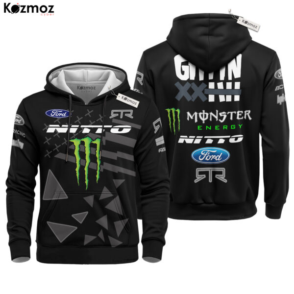 Vaughn Gittin Jr Hoodie Monster Energy Formula D Sweater Nitto, Rtr, Monster Energy, Ford Racing Uniform