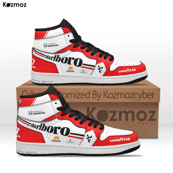 McLaren Ayrton Senna Custom Shoes McLaren Honda MP4-5 Livery 1990 Racing Shoes