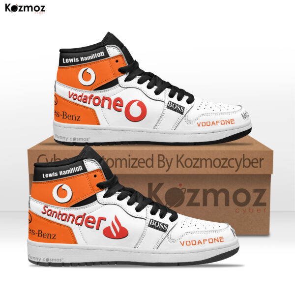 McLaren Lewis Hamilton Custom Shoes Chrome Livery 2008 Livery MP4-23 Racing Shoes