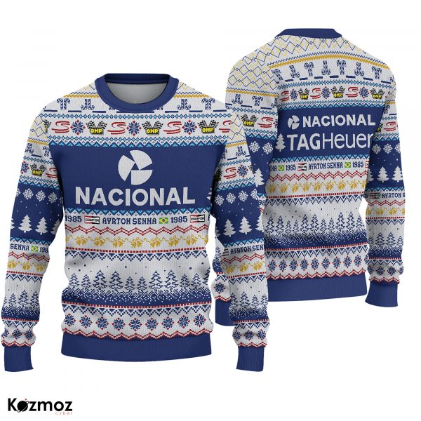 Ayrton Senna Williams Grand Prix Ugly Xmas Sweater
